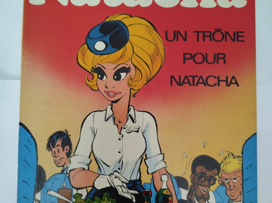 NATACHA n°4 Un trône pour eo 1975 TTBE++
