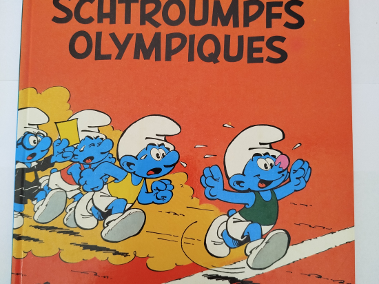 LES SCHTROUMPFS n°11 Les schtroumpfs olympiques eo 1983 TBE+++++