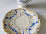 Tasse à thé + soucoupe en porcelaine de PARIS époque LOUIS PHILIPPE TTBE+++