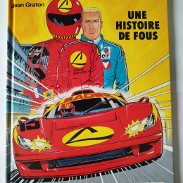 MICHEL VAILLANT Une histoire de fous eo 1992 TTBE++ thumbnail