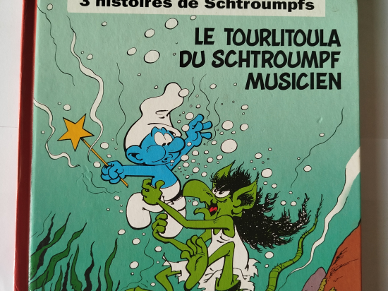 LES SCHTROUMPFS 3 histoires de schtroumpfs n°3 Le tourlitoula du schtroumpf musicien eo 1994 TBE+