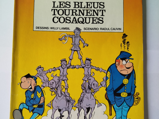LES TUNIQUES BLEUES n°12 Les bleus tournent cosaques eo 1977 TTBE++