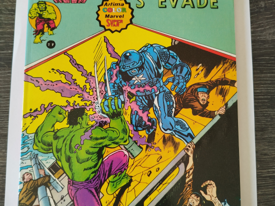 HULK gamma n°8 HULK s'évade eo 1980 TTBE+++++SUP