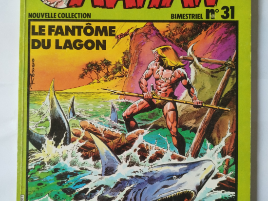 RAHAN 2ème série n°31 Le fantôme du lagon eo 1983 TBE+++++