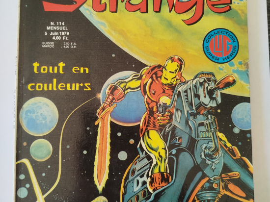 STRANGE n°114 avec POSTER eo 1979 TBE+++