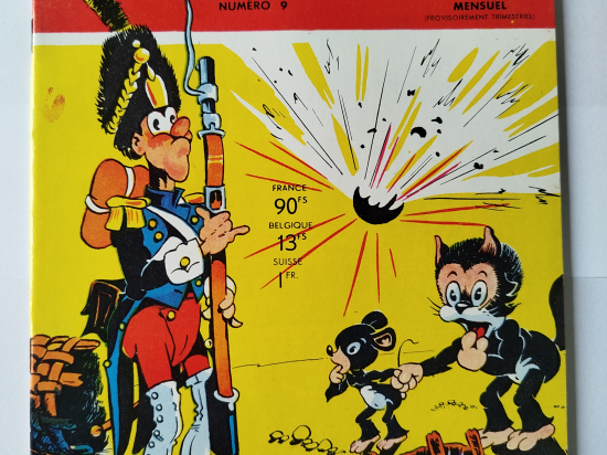 MOUSTACHE ET TROTINETTE n°9 eo 1958 TTBE+++++SUP