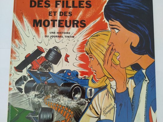 MICHEL VAILLANT Des filles et des moteurs eo 1974 TTBE+++