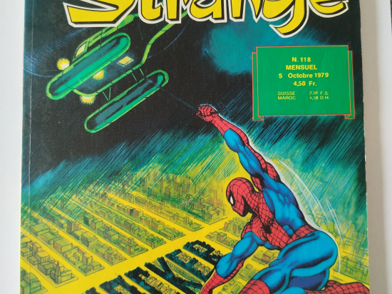 STRANGE n°118 avec poster eo 1979 TTBE+