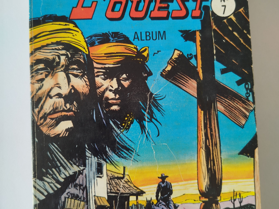 LA ROUTE DE L'OUEST album n°7 ( 19 à 21 ) eo 1975 TTBE+