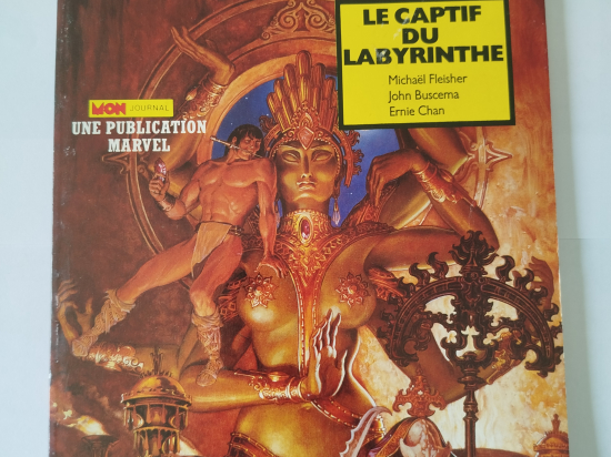 SUPER CONAN n°25 Le captif du labyrinthe eo 1987 TTBE++++SUP