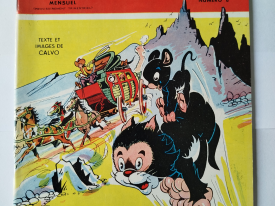 MOUSTACHE ET TROTINETTE n°8 eo 1958 TTBE+++