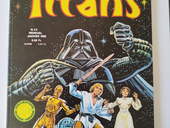 TITANS n°36 ( STAR-WARS ) eo 1982 TTBE++++SUP