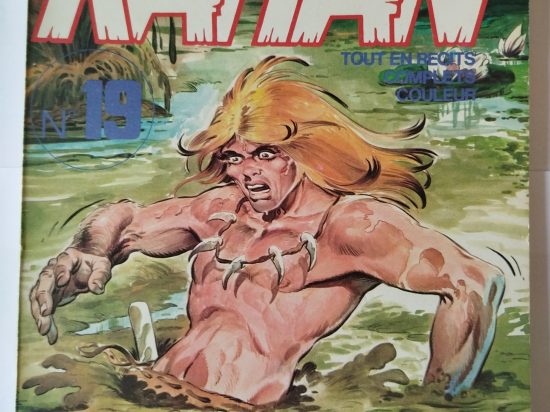 RAHAN 1ère série n°19 L'œil Bleu eo 1976 TBE+++++