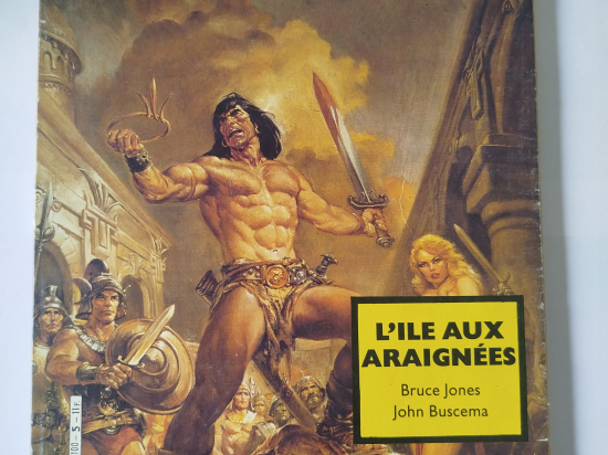 SUPER CONAN n°5 L'île aux araignées eo 1986 TTBE++