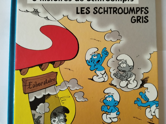 LES SCHTROUMPFS 3 histoires de schtroumpfs n°8 Les schtroumpfs gris eo 1994 TTBE++++SUP