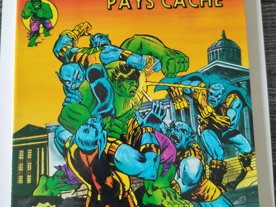HULK gamma n°9 HULK au pays caché eo 1980 TTBE++++SUP