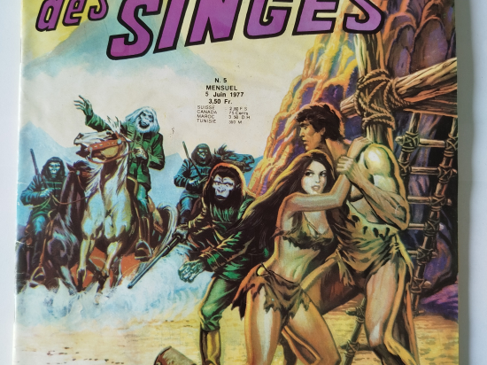 LA PLANETE DES SINGES n°5 eo 1977 TTBE++++SUP