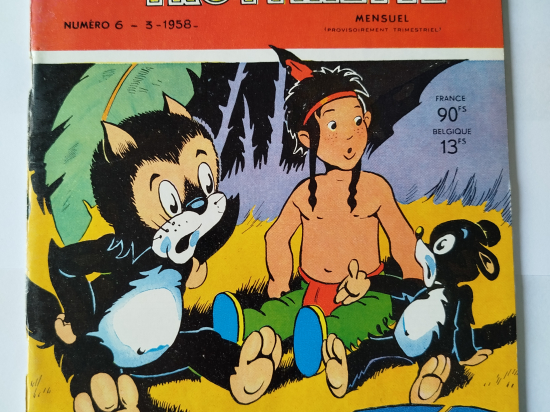 MOUSTACHE ET TROTINETTE n°6 eo 1958 TTBE+++