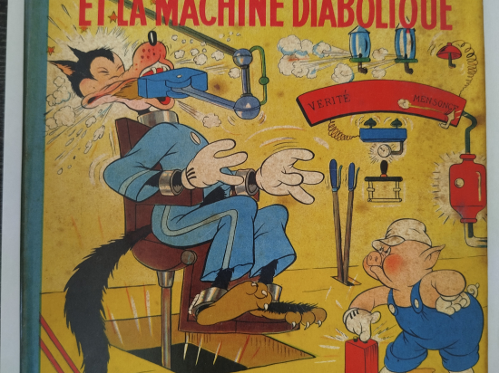 WALT DISNEY SYLLY SYMPHONIES Les petits cochons et la machine diabolique eo 1939 TTBE++ jaquette TBE+