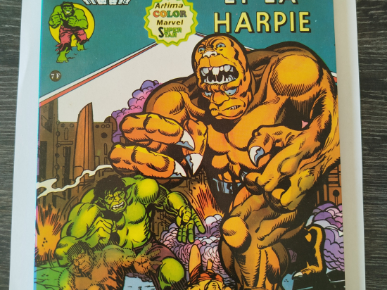 HULK gamma n°7 HULK et la Harpie eo 1979 TTBE++++SUP