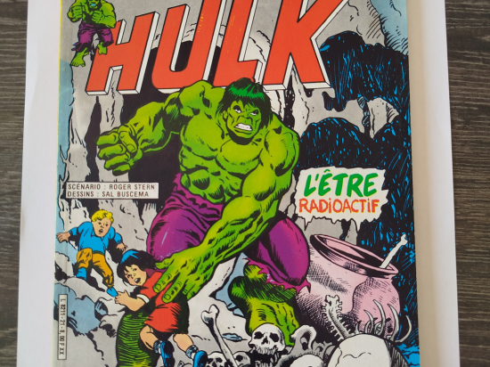 HULK gamma n°21 L'être radioactif eo 1983 TTBE+++