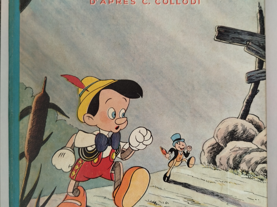 WALT DISNEY Pinocchio eo 1940 TTBE+
