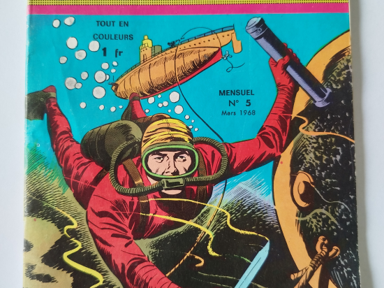 JOKER ( CAPITAINE WALKER ) n°5 Les deux lames eo 1968 TTBE++