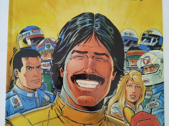 MICHEL VAILLANT Le caïd de Francorchamps eo 1988 ( dessin dédicacé Jean GRATON vu sur photo ) TTBE++