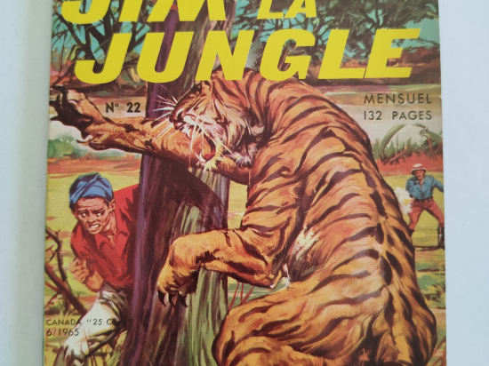 JIM LA JUNGLE n°22 eo 1965 TTBE++++SUP