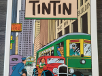 TINTIN Album poster eo 1986 TTBE+