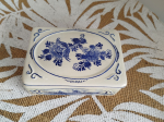 Boite en Faïence de DELFT décors Moulin et bateau TTBE++++SUP