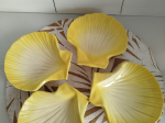 Service à Saint-Jacques en Faïence Plat + 8 coquilles TTBE++++SUP
