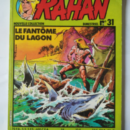 RAHAN 2ème série n°31 Le fantôme du lagon eo 1983 TBE+++++ thumbnail