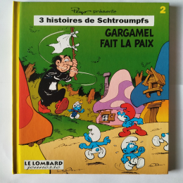 LES SCHTROUMPFS 3 histoires de schtroumpfs n°2 Gargamel fait la paix eo 1994 TBE+++++ thumbnail