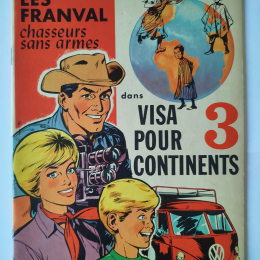 LES FRANVAL Visa pour 3 continents eo 1966 TTBE++ thumbnail