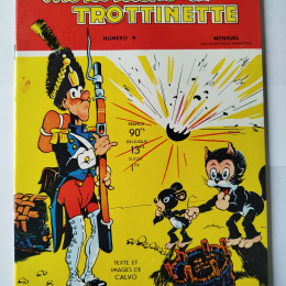 MOUSTACHE ET TROTINETTE n°9 eo 1958 TTBE+++++SUP thumbnail