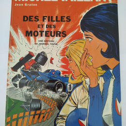 MICHEL VAILLANT Des filles et des moteurs eo 1974 TTBE+++ thumbnail