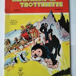 MOUSTACHE ET TROTINETTE n°8 eo 1958 TTBE+++ thumbnail