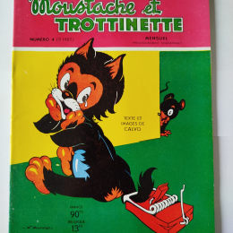 MOUSTACHE ET TROTINETTE n°4 eo 1957 TTBE++++SUP thumbnail