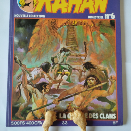 RAHAN 2ème série n°6 La guerre des clans avec gadget ( vu sur photo ) eo 1978 TTBE+++ thumbnail