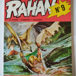 RAHAN 1ère série n°9 La terre qui parle eo 1974 TTBE++ thumbnail