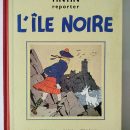 TINTIN L'île noire fac similé eo 1987 TTBE+++ thumbnail