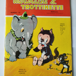 MOUSTACHE ET TROTINETTE n°10 eo 1959 TTBE++ thumbnail