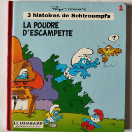 LES SCHTROUMPFS 3 histoires de schtroumpfs n°1 La poudre d'escampette eo 1994 TBE+++ thumbnail