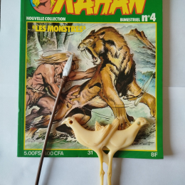 RAHAN 2ème série n°4 Les monstres avec gadget ( vu sur photo ) eo 1978 TTBE+++ thumbnail