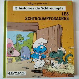 LES SCHTROUMPFS 3 histoires de schtroumpfs n°12 Les schtroumpfosaures eo 1995 TTBE+ thumbnail