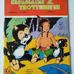 MOUSTACHE ET TROTINETTE n°6 eo 1958 TTBE+++ thumbnail