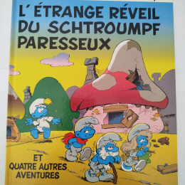 LES SCHTROUMPFS n°15 L'étrange réveil du schtroumpf paresseux eo 1991 TTBE+++ thumbnail