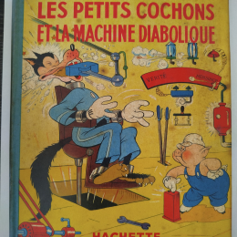 WALT DISNEY SYLLY SYMPHONIES Les petits cochons et la machine diabolique eo 1939 TTBE++ jaquette TBE+ thumbnail