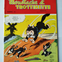 MOUSTACHE ET TROTINETTE n°12 eo 1959 TTBE+++++SUP thumbnail